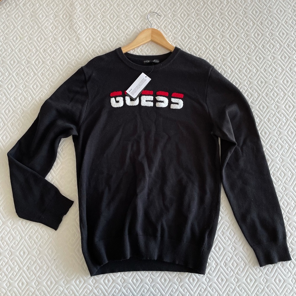 GUESS logo sweater